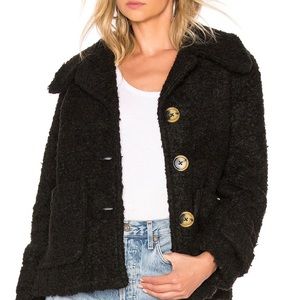 Free People So Soft Cozy Peacoat
